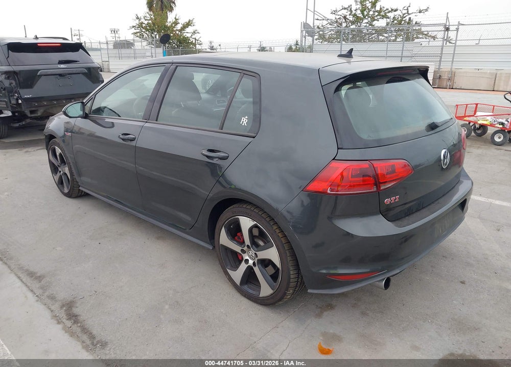 2017 VOLKSWAGEN GOLF GTI AUTOBAHN 4-DOOR/S 4-DOOR/SE 4-DOOR/SPORT 4-DOOR VIN: 3VW547AU3HM061045