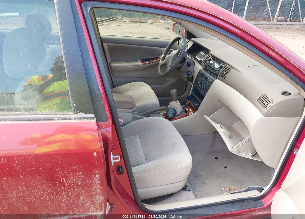 2006 TOYOTA COROLLA LE VIN: 2T1BR32E16C654870