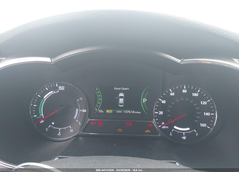 2013 KIA OPTIMA HYBRID LX VIN: KNAGM4AD4D5047081