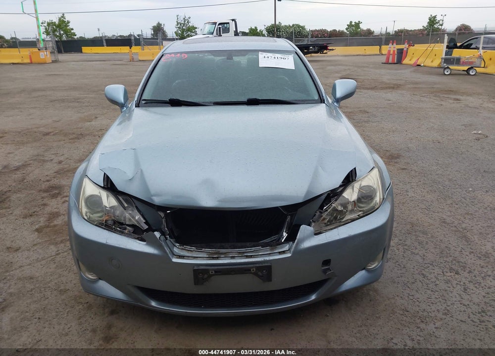 2007 LEXUS IS 250 VIN: JTHBK262975045571