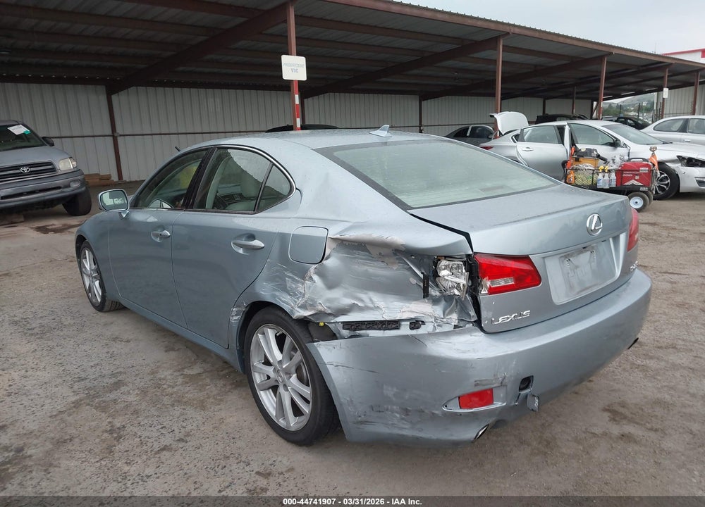 2007 LEXUS IS 250 VIN: JTHBK262975045571