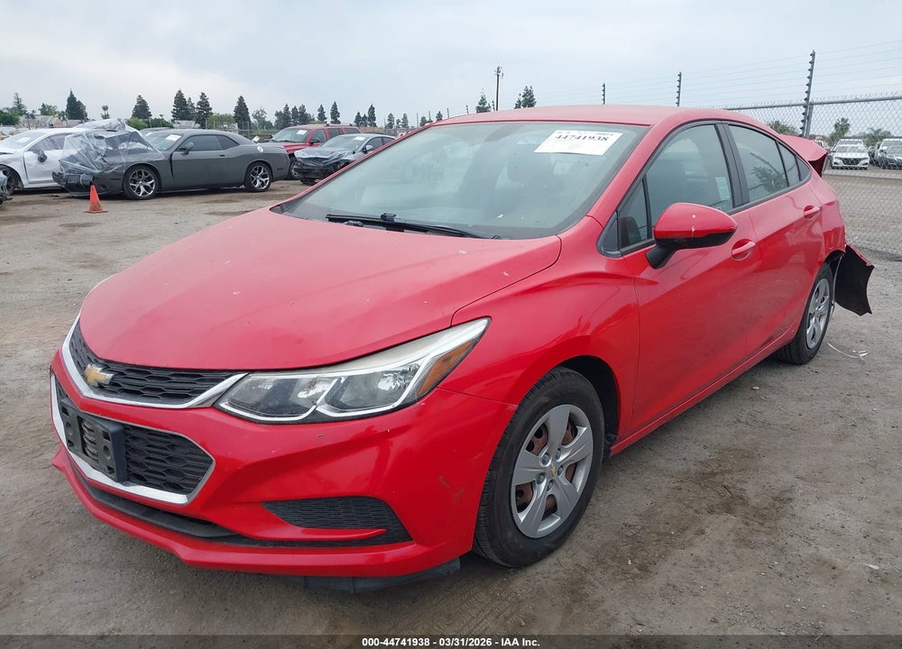 2017 CHEVROLET CRUZE LS AUTO VIN: 1G1BC5SM2H7119631