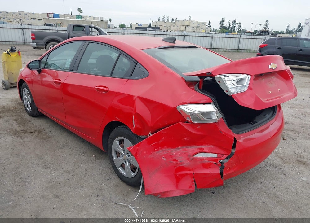 2017 CHEVROLET CRUZE LS AUTO VIN: 1G1BC5SM2H7119631