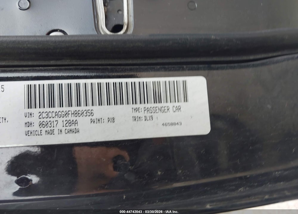 2015 CHRYSLER 300 300S VIN: 2C3CCAGG0FH860356