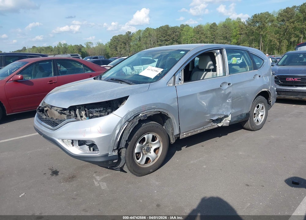 2016 HONDA CR-V LX VIN: 2HKRM4H38GH607438