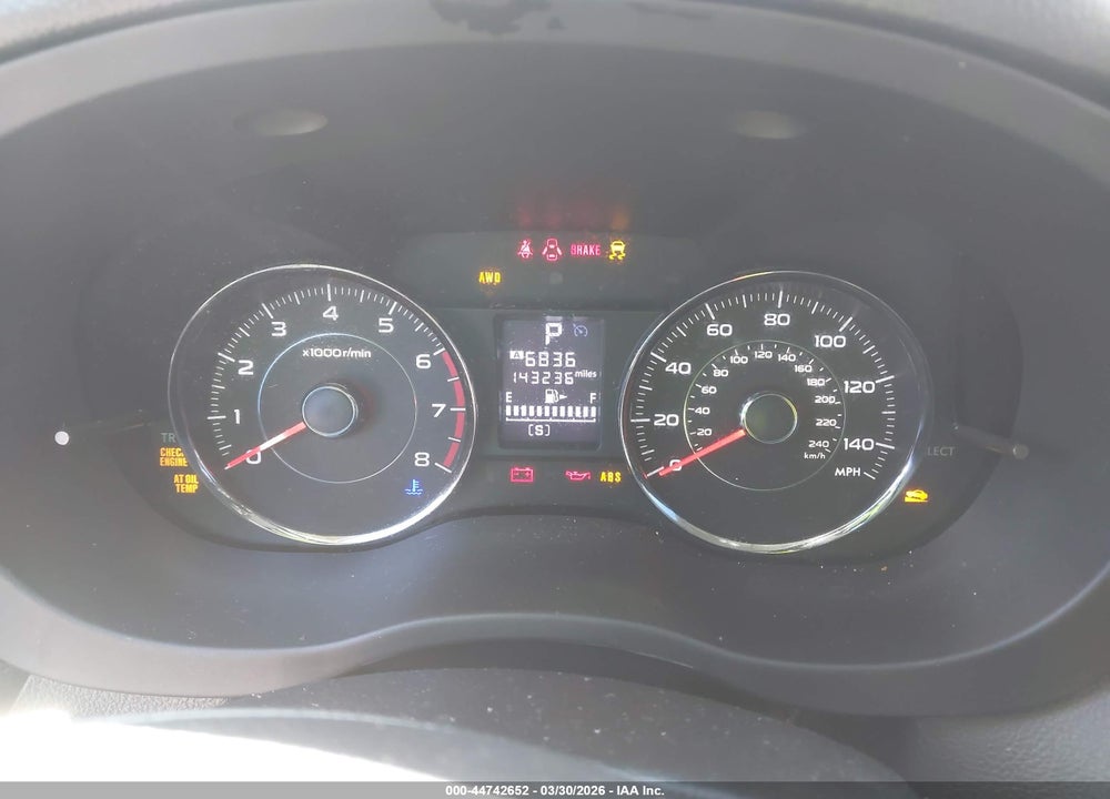 2014 SUBARU FORESTER 2.0XT TOURING VIN: JF2SJGMC1EH461494