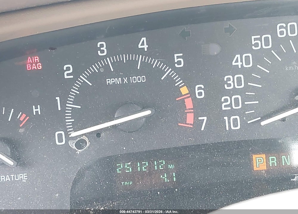1997 BUICK PARK AVENUE VIN: 1G4CW52K6V4656898