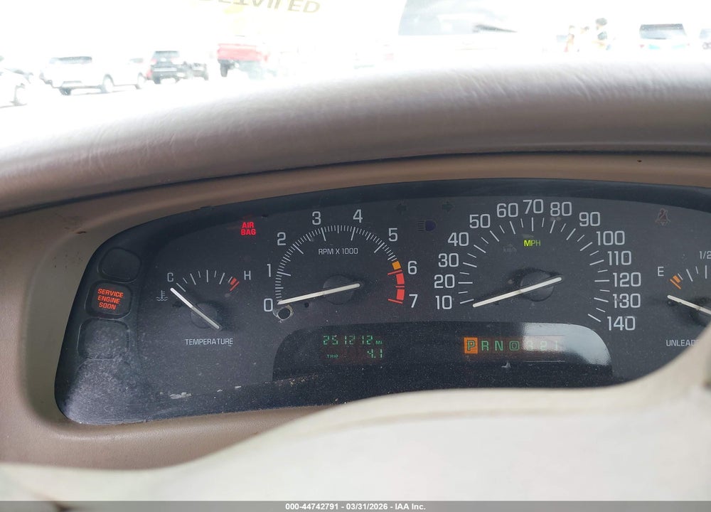 1997 BUICK PARK AVENUE VIN: 1G4CW52K6V4656898