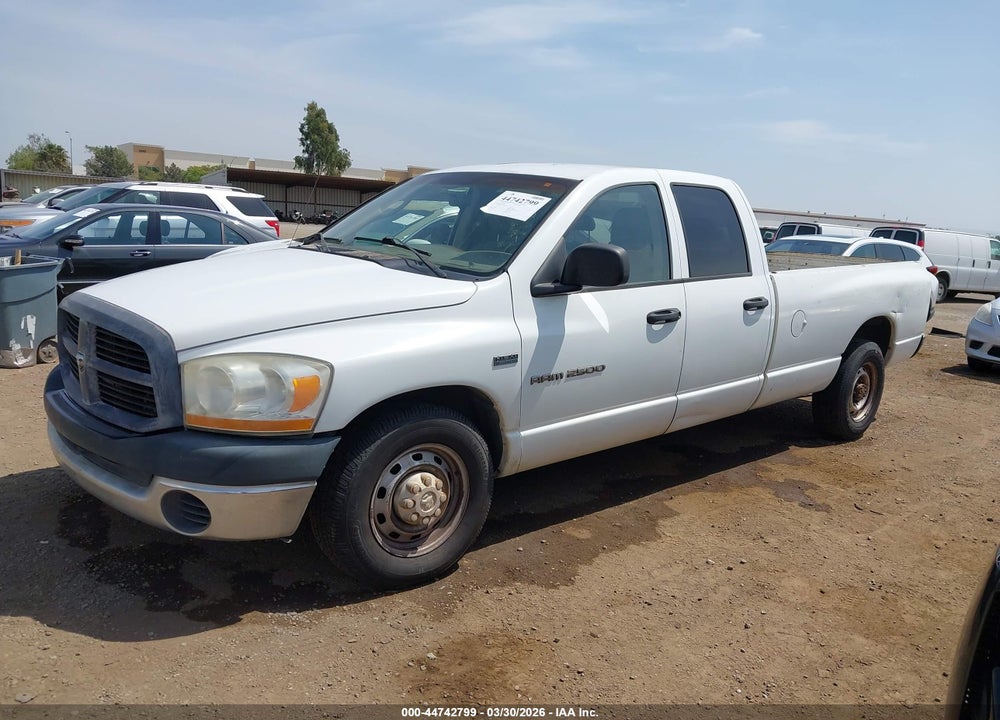 2006 DODGE RAM 2500 ST VIN: 3D7KR28D96G106538