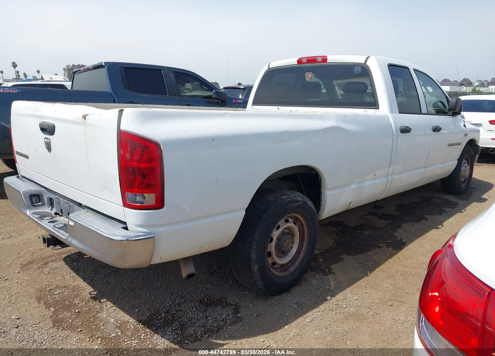 2006 DODGE RAM 2500 ST VIN: 3D7KR28D96G106538