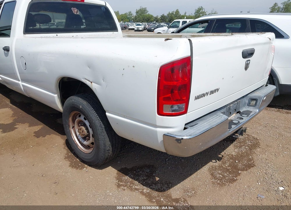 2006 DODGE RAM 2500 ST VIN: 3D7KR28D96G106538