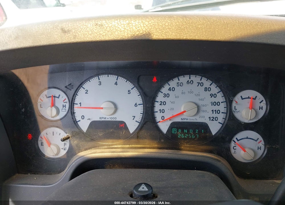 2006 DODGE RAM 2500 ST VIN: 3D7KR28D96G106538