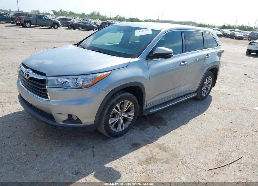 2016 TOYOTA HIGHLANDER VIN: 5TDZKRFHXGS154810