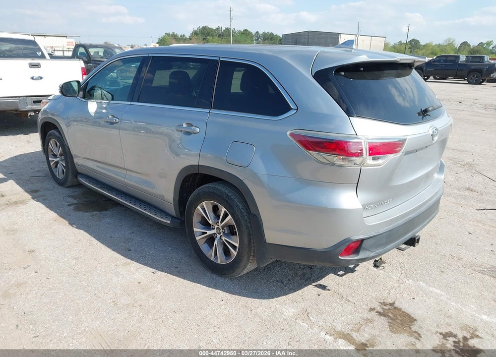2016 TOYOTA HIGHLANDER VIN: 5TDZKRFHXGS154810