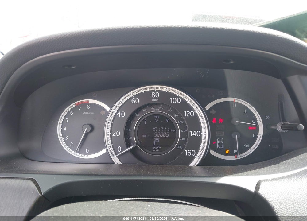 2013 HONDA ACCORD EX-L V-6 VIN: 1HGCR3F86DA019798