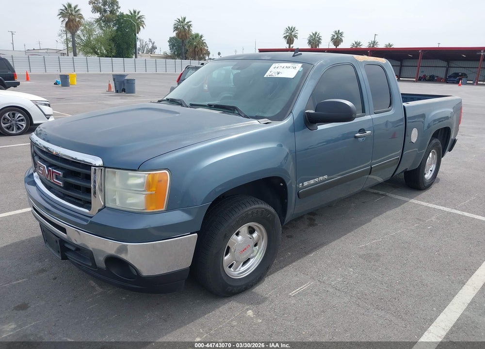 2009 GMC SIERRA 1500 SLE VIN: 1GTEC29J19Z270643