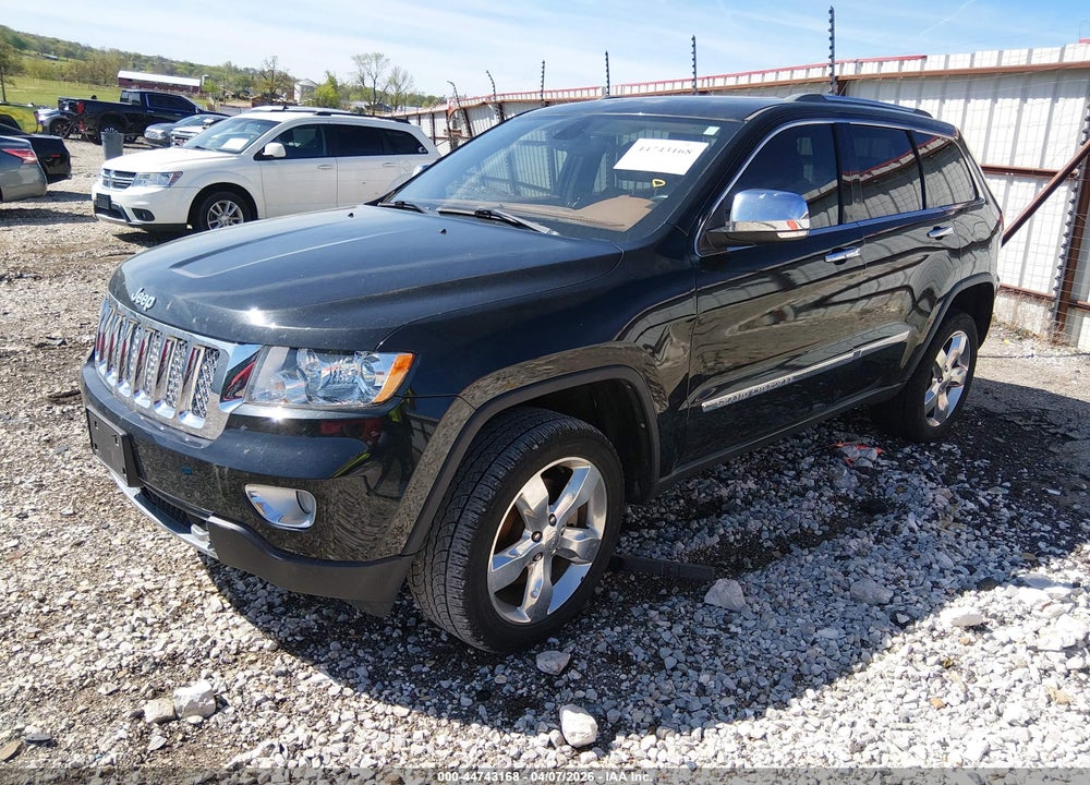 2012 JEEP GRAND CHEROKEE OVERLAND VIN: 1C4RJFCT9CC297205