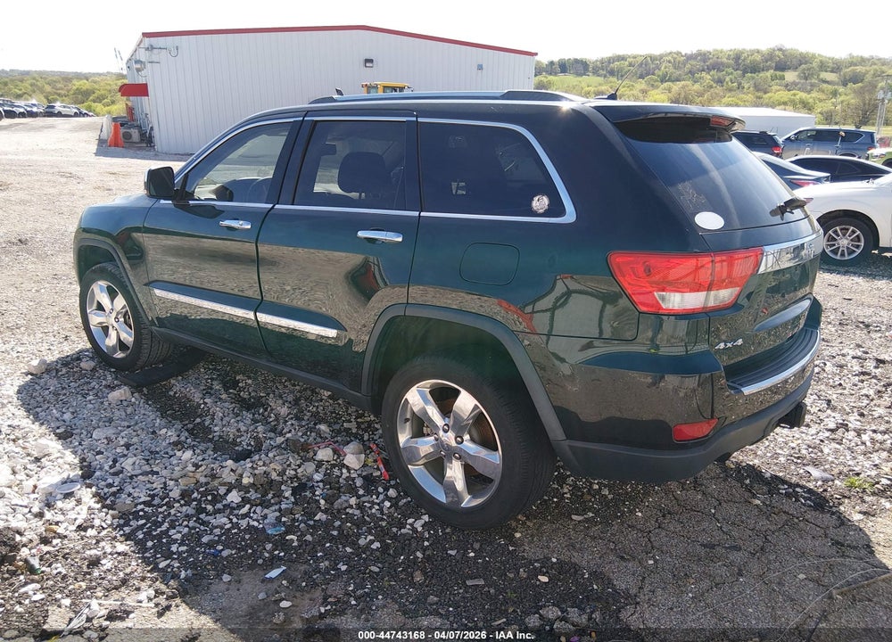 2012 JEEP GRAND CHEROKEE OVERLAND VIN: 1C4RJFCT9CC297205