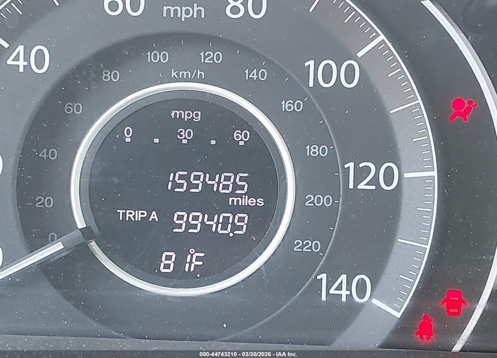 2012 HONDA CR-V LX VIN: 2HKRM3H39CH503951