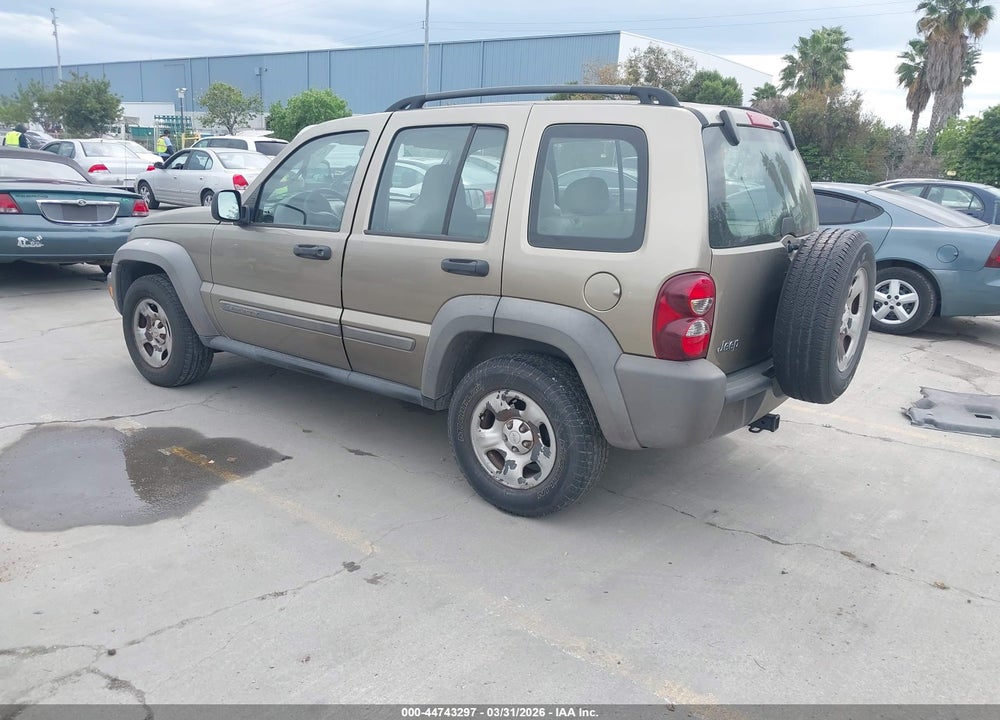 2007 JEEP LIBERTY SPORT VIN: 1J4GK48K37W576110
