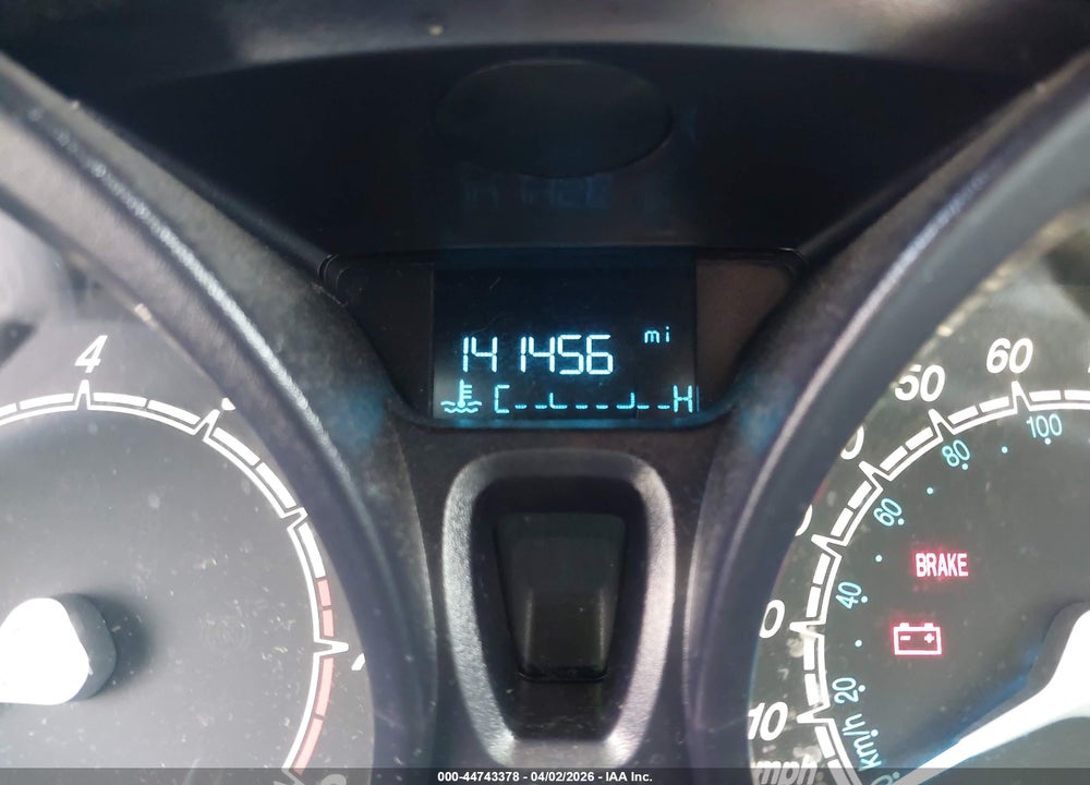 2014 FORD FIESTA S VIN: 3FADP4AJ6EM228283