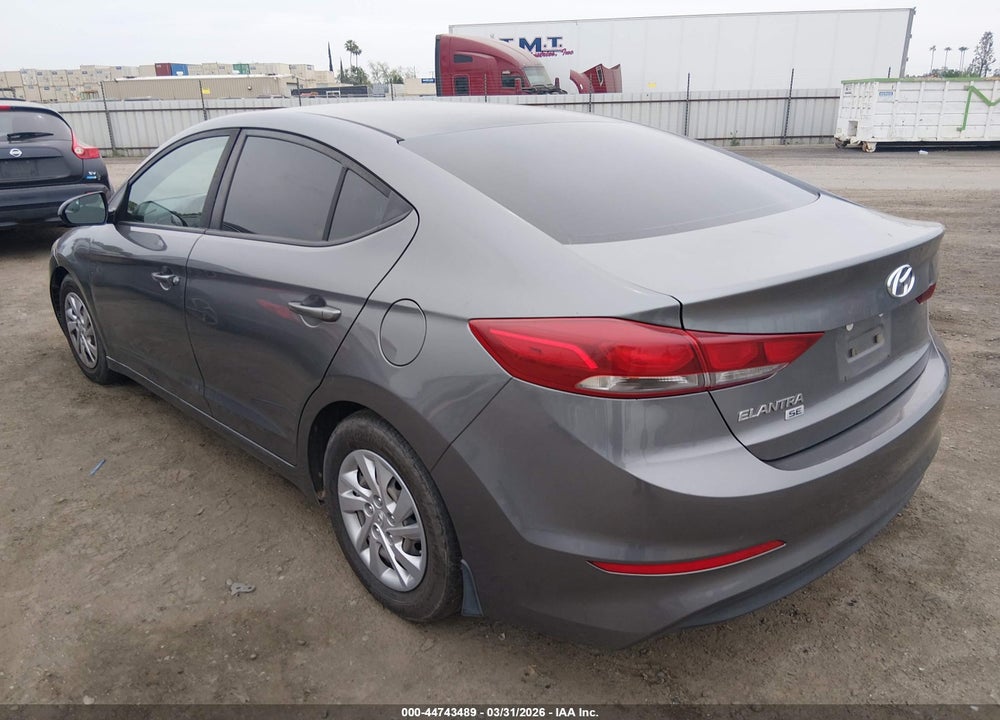 2018 HYUNDAI ELANTRA SE VIN: 5NPD74LF3JH343961