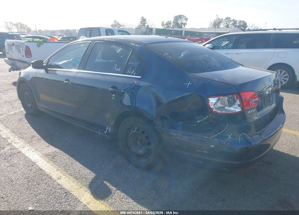 2013 VOLKSWAGEN JETTA 2.5L SE VIN: 3VWDP7AJ6DM291598