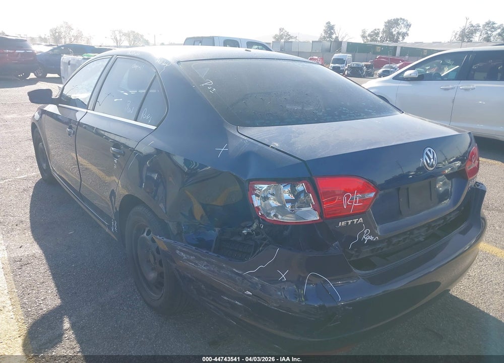 2013 VOLKSWAGEN JETTA 2.5L SE VIN: 3VWDP7AJ6DM291598