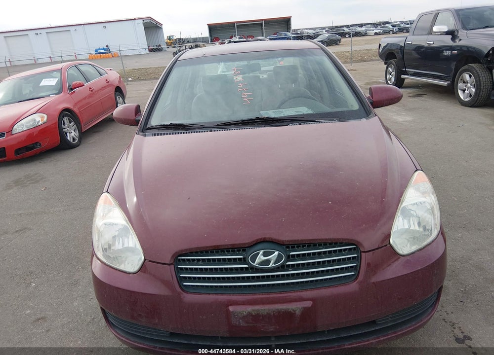 2007 HYUNDAI ACCENT GLS VIN: KMHCN46CX7U149912