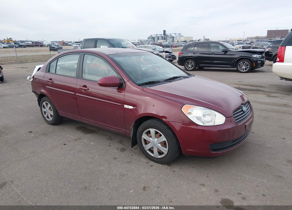 2007 HYUNDAI ACCENT GLS VIN: KMHCN46CX7U149912