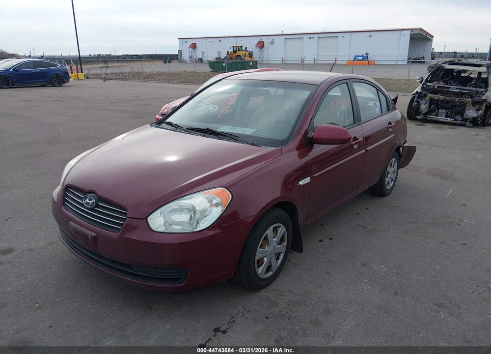2007 HYUNDAI ACCENT GLS VIN: KMHCN46CX7U149912