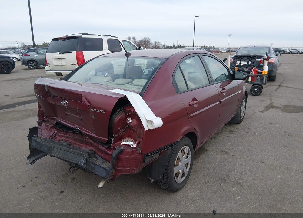 2007 HYUNDAI ACCENT GLS VIN: KMHCN46CX7U149912