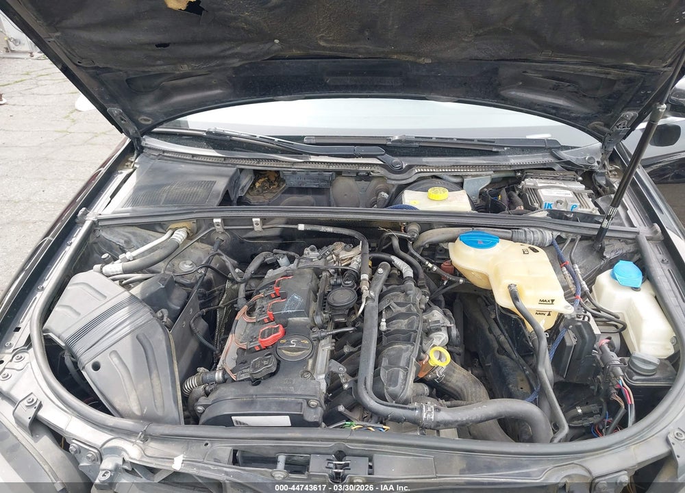 2008 AUDI A4 2.0T VIN: WAUDF78E08A086504