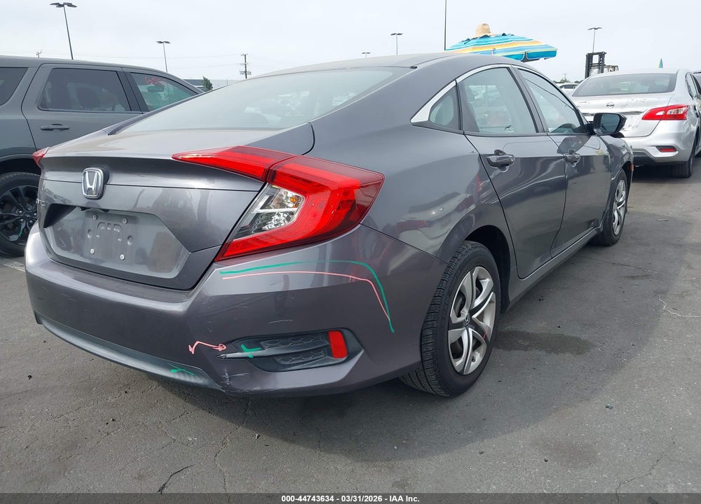 2018 HONDA CIVIC LX VIN: 2HGFC2F54JH565902