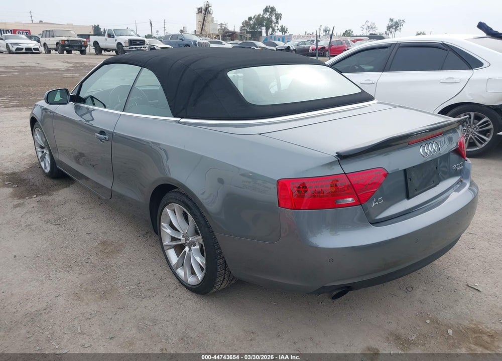 2013 AUDI A5 2.0T PREMIUM VIN: WAULFAFH5DN014027