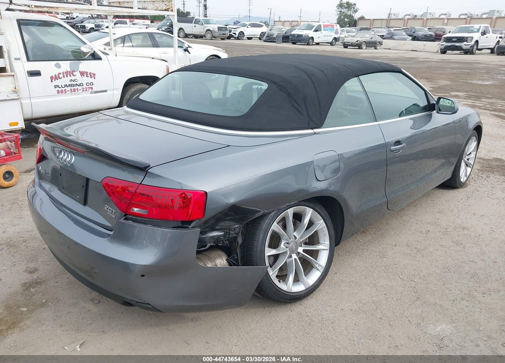 2013 AUDI A5 2.0T PREMIUM VIN: WAULFAFH5DN014027