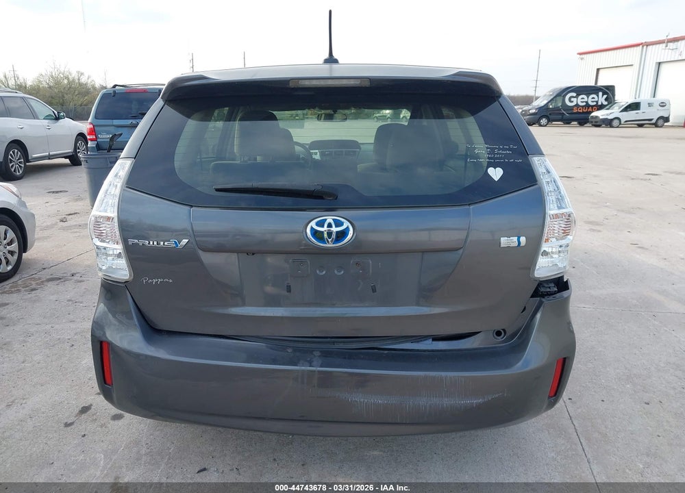 2012 TOYOTA PRIUS V THREE VIN: JTDZN3EU6C3136156