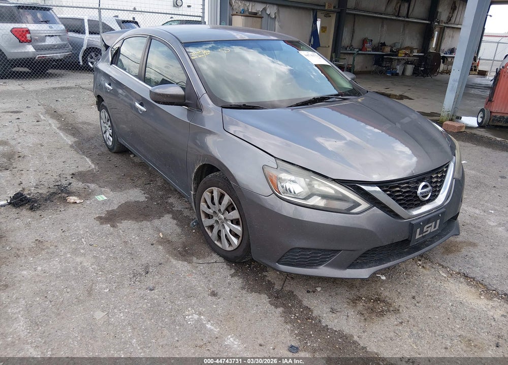 2016 NISSAN SENTRA S VIN: 3N1AB7AP8GY326831