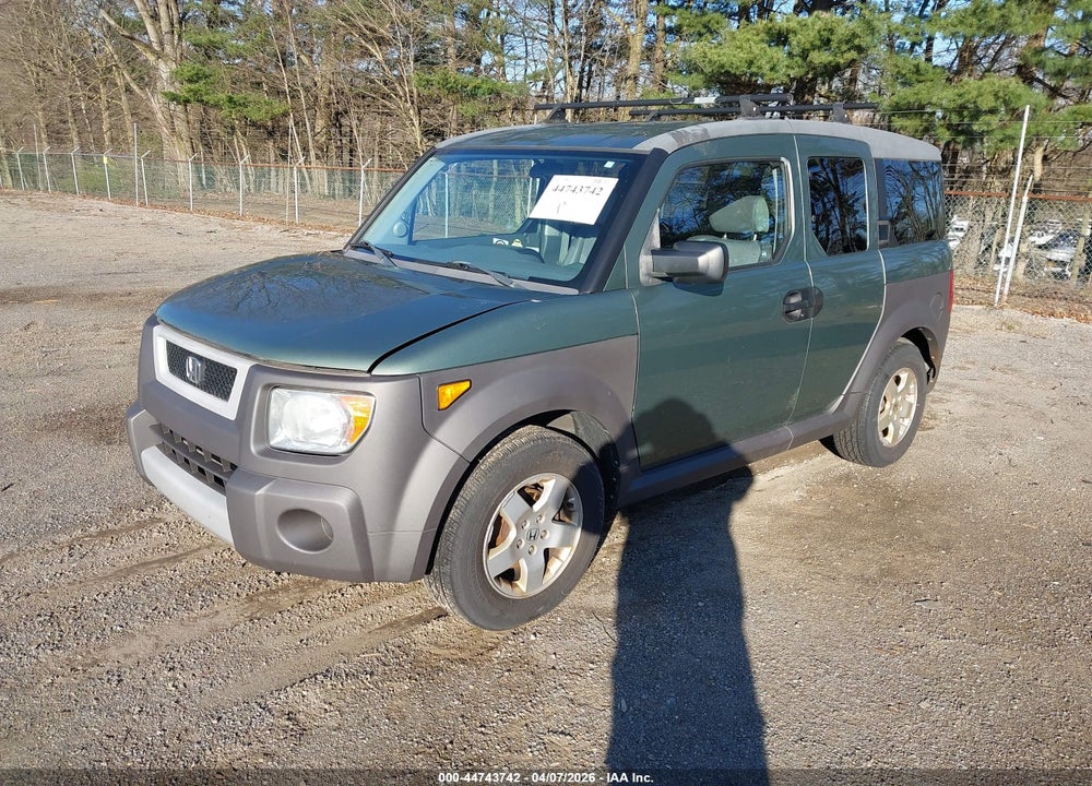2005 HONDA ELEMENT EX VIN: 5J6YH28625L023540
