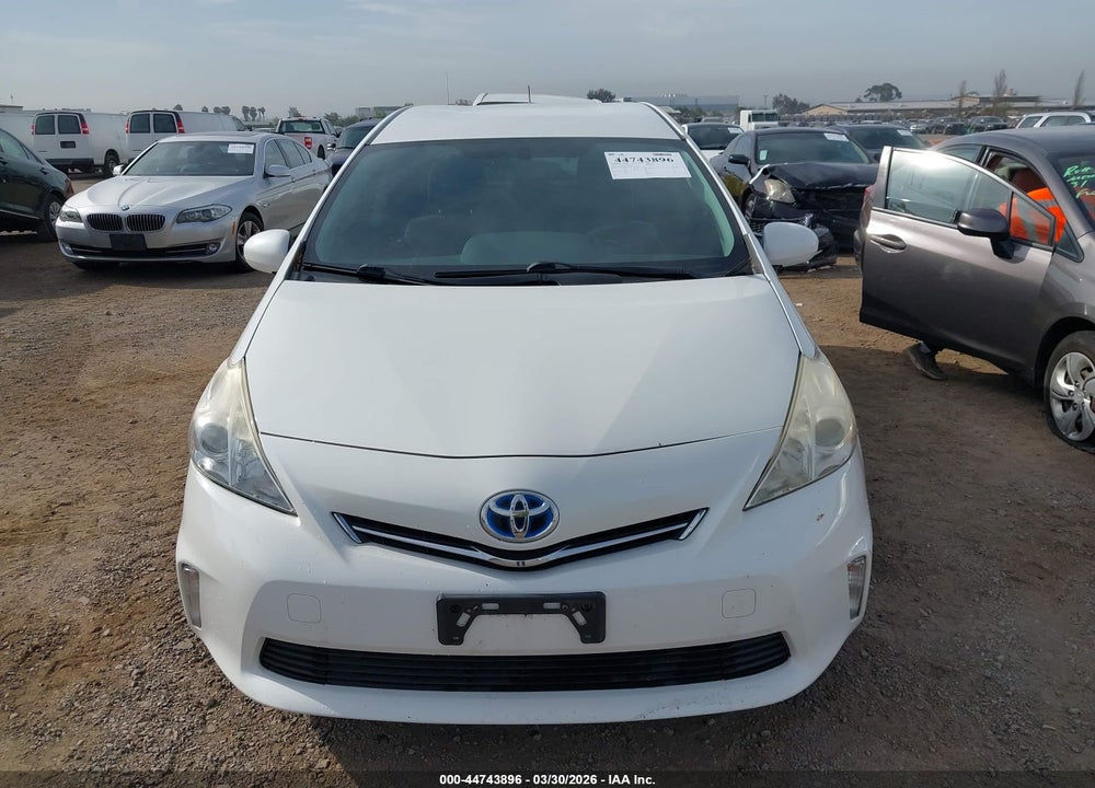 2013 TOYOTA PRIUS V TWO VIN: JTDZN3EU6D3211519
