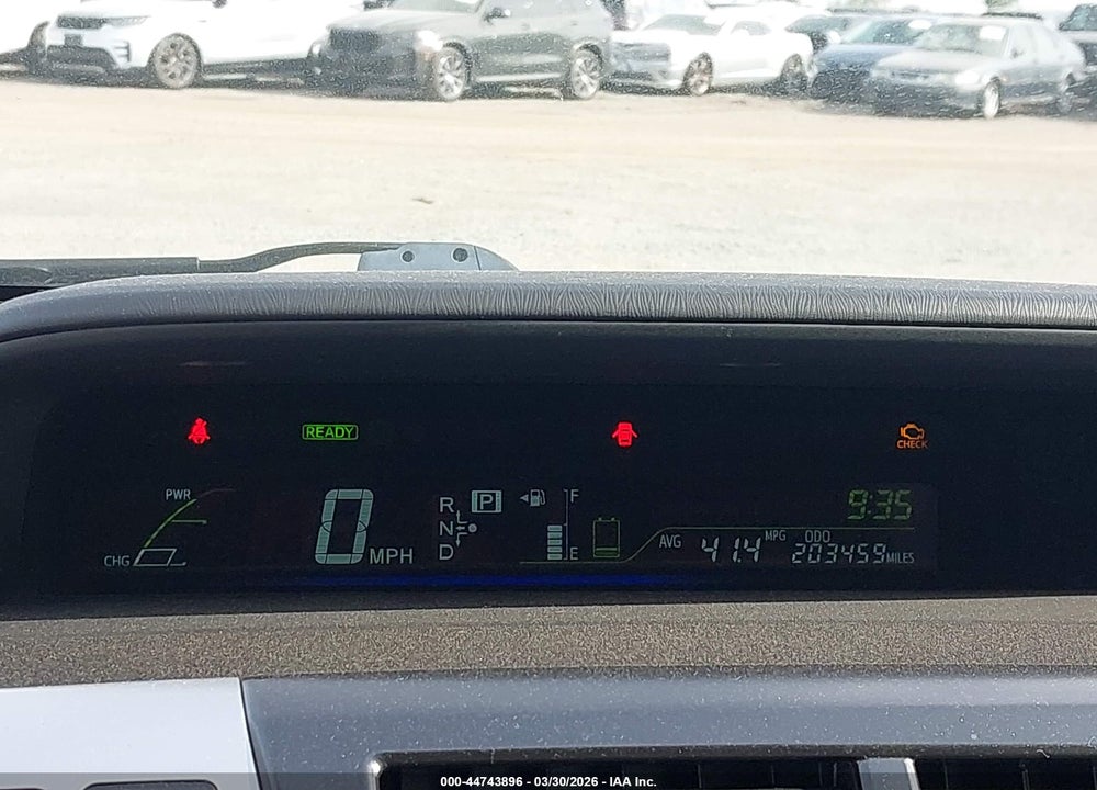 2013 TOYOTA PRIUS V TWO VIN: JTDZN3EU6D3211519