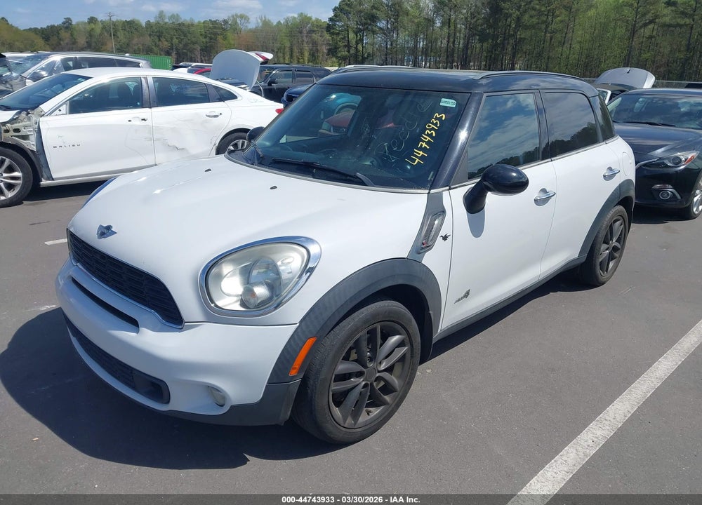 2012 MINI COOPER S COUNTRYMAN VIN: WMWZC5C5XCWL61236