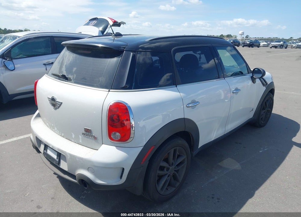 2012 MINI COOPER S COUNTRYMAN VIN: WMWZC5C5XCWL61236