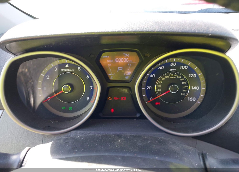 2013 HYUNDAI ELANTRA LIMITED VIN: KMHDH4AE8DU867863