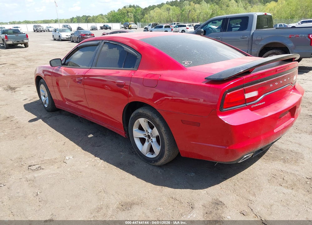 2013 DODGE CHARGER SE VIN: 2C3CDXBG4DH614706