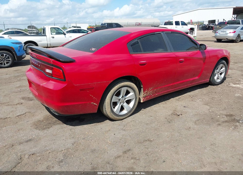 2013 DODGE CHARGER SE VIN: 2C3CDXBG4DH614706