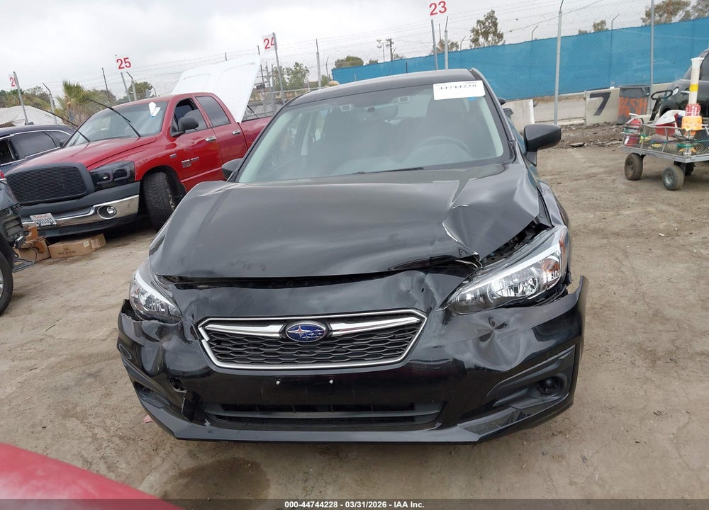 2019 SUBARU IMPREZA 2.0I VIN: 4S3GTAB6XK3727936
