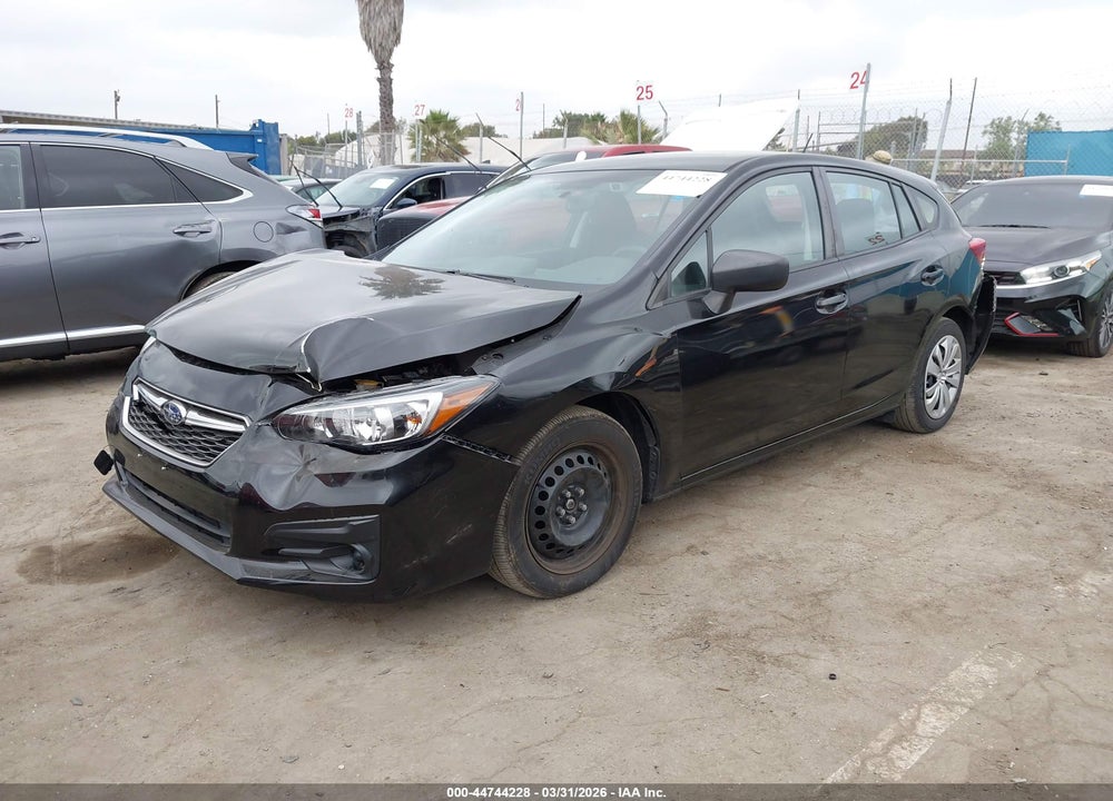 2019 SUBARU IMPREZA 2.0I VIN: 4S3GTAB6XK3727936