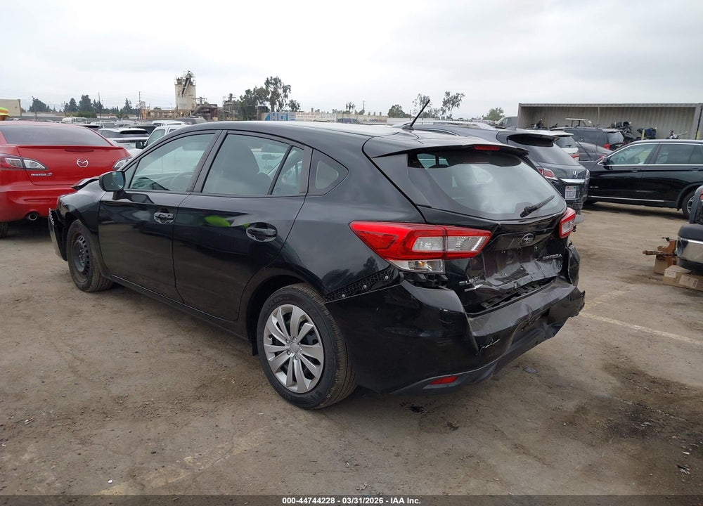 2019 SUBARU IMPREZA 2.0I VIN: 4S3GTAB6XK3727936
