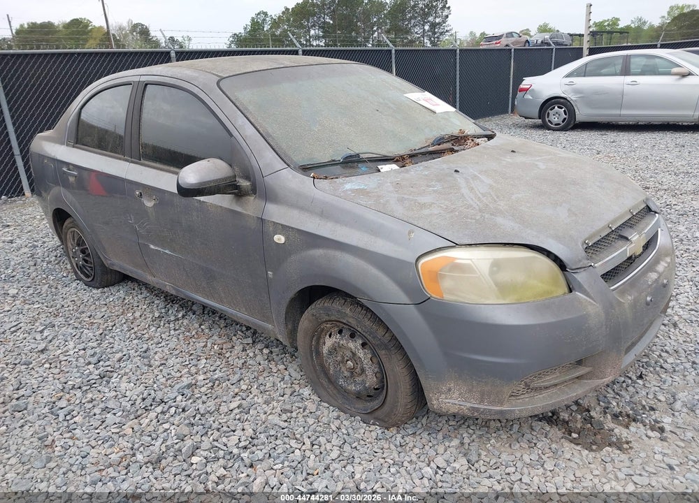 2007 CHEVROLET AVEO LS VIN: KL1TD56627B149199